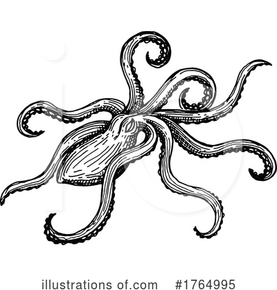 Royalty-Free (RF) Octopus Clipart Illustration by Vector Tradition SM - Stock Sample #1764995