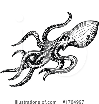Royalty-Free (RF) Octopus Clipart Illustration by Vector Tradition SM - Stock Sample #1764997