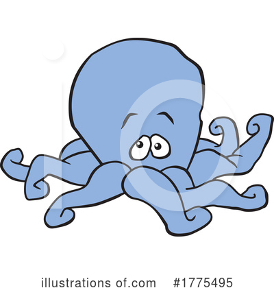 Octopus Clipart #1775495 by Johnny Sajem