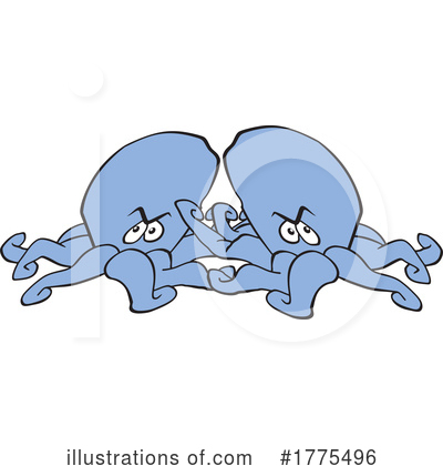 Octopus Clipart #1775496 by Johnny Sajem