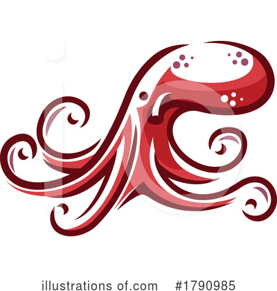 Octopus Clipart #1790985 by Vector Tradition SM