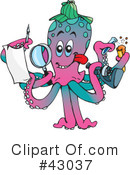 Octopus Clipart #43037 by Dennis Holmes Designs