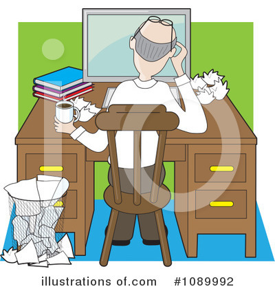 Royalty-Free (RF) Office Clipart Illustration by Maria Bell - Stock Sample #1089992
