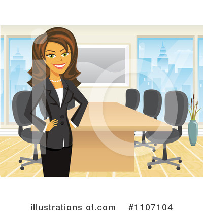 Business Woman Clipart #1107104 by Amanda Kate
