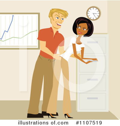 Royalty-Free (RF) Office Clipart Illustration by Amanda Kate - Stock Sample #1107519