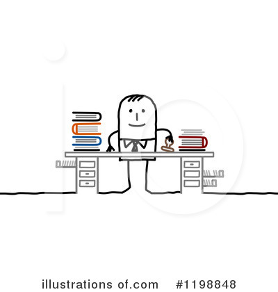 Royalty-Free (RF) Office Clipart Illustration by NL shop - Stock Sample #1198848