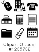 Office Clipart #1235732 by Vector Tradition SM