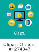 Office Clipart #1274347 by Vector Tradition SM