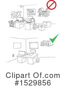 Office Clipart #1529856 by David Rey