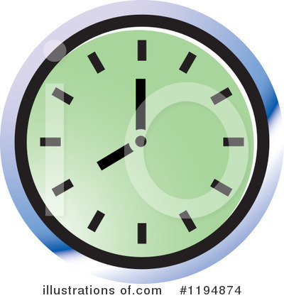 Clock Clipart #1194874 by Lal Perera
