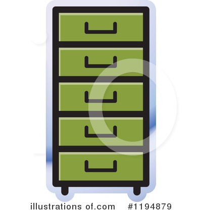 Royalty-Free (RF) Office Icon Clipart Illustration by Lal Perera - Stock Sample #1194879