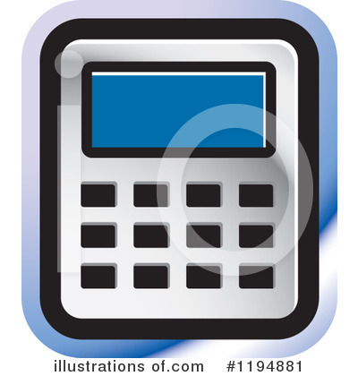 Calculator Clipart #1194881 by Lal Perera