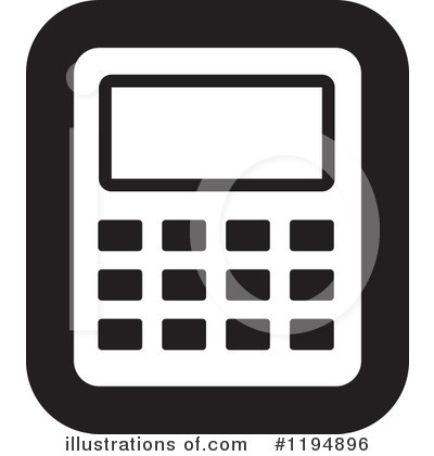 Calculator Clipart #1194896 by Lal Perera