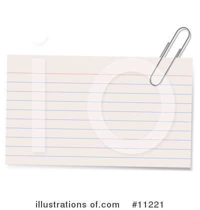 Notecard Clipart #11221 by Leo Blanchette
