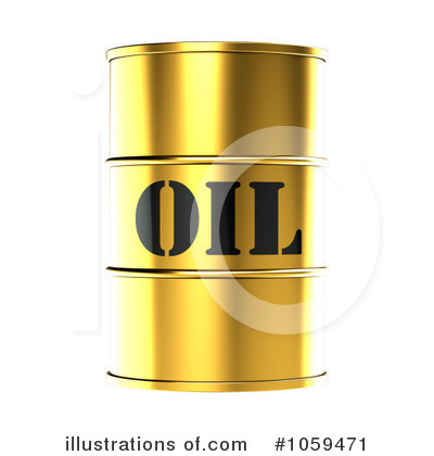 Royalty-Free (RF) Oil Barrel Clipart Illustration by ShazamImages - Stock Sample #1059471