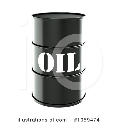 Royalty-Free (RF) Oil Barrel Clipart Illustration by ShazamImages - Stock Sample #1059474
