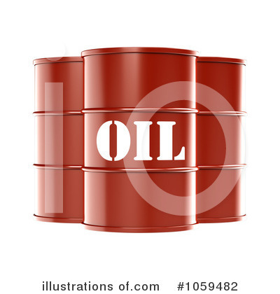 Royalty-Free (RF) Oil Barrel Clipart Illustration by ShazamImages - Stock Sample #1059482