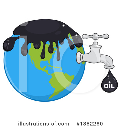 Royalty-Free (RF) Oil Clipart Illustration by Hit Toon - Stock Sample #1382260