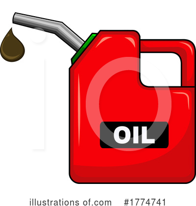 Gas Can Clipart #1774741 by Hit Toon