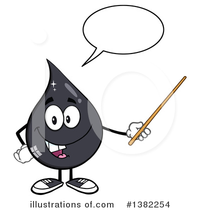Royalty-Free (RF) Oil Drop Clipart Illustration by Hit Toon - Stock Sample #1382254