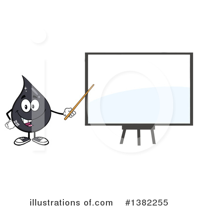 Oil Drop Mascot Clipart #1382255 by Hit Toon
