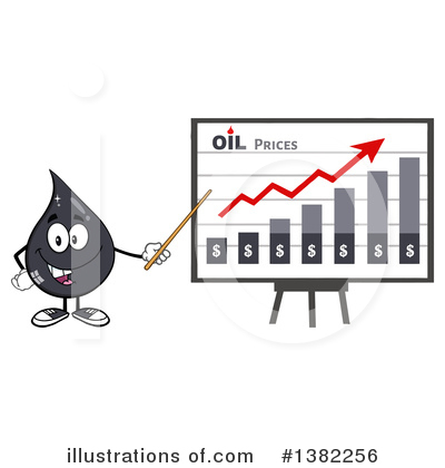 Royalty-Free (RF) Oil Drop Clipart Illustration by Hit Toon - Stock Sample #1382256