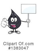 Oil Drop Mascot Clipart #1383047 by Hit Toon