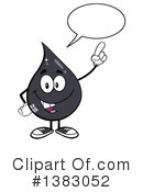 Oil Drop Mascot Clipart #1383052 by Hit Toon