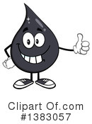 Oil Drop Mascot Clipart #1383057 by Hit Toon