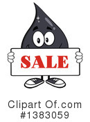 Oil Drop Mascot Clipart #1383059 by Hit Toon