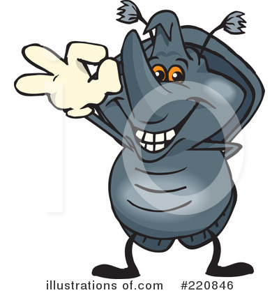 Rhino Beetle Clipart #220846 by Dennis Holmes Designs