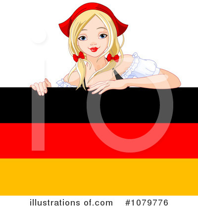 Beer Maiden Clipart #1079776 by Pushkin