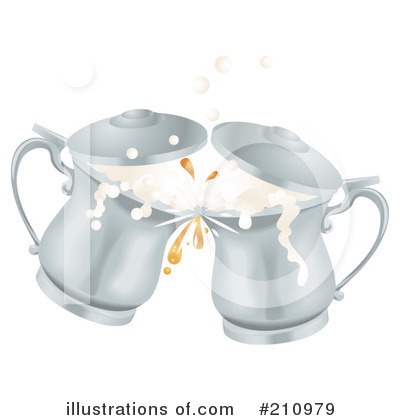 Toasting Clipart #210979 by AtStockIllustration