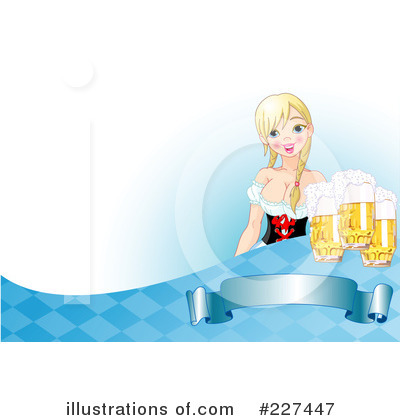 Beer Maiden Clipart #227447 by Pushkin