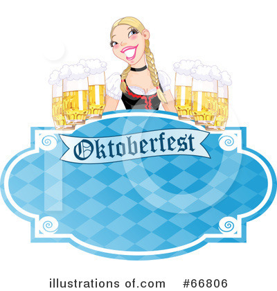 Royalty-Free (RF) Oktoberfest Clipart Illustration by Pushkin - Stock Sample #66806