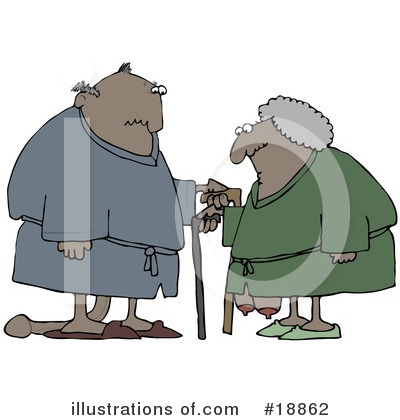 Royalty-Free (RF) Old Age Clipart Illustration by djart - Stock Sample #18862
