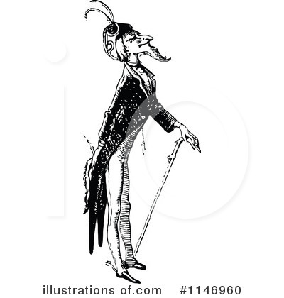 Royalty-Free (RF) Old Man Clipart Illustration by Prawny Vintage - Stock Sample #1146960
