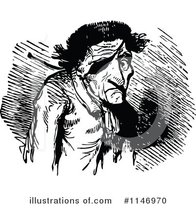 Royalty-Free (RF) Old Man Clipart Illustration by Prawny Vintage - Stock Sample #1146970