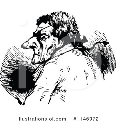Royalty-Free (RF) Old Man Clipart Illustration by Prawny Vintage - Stock Sample #1146972