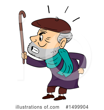 Royalty-Free (RF) Old Man Clipart Illustration by BNP Design Studio - Stock Sample #1499904