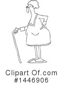 Old Woman Clipart #1446906 by djart