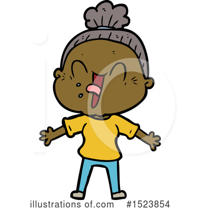 Royalty-Free (RF) Old Woman Clipart Illustration by lineartestpilot - Stock Sample #1523854