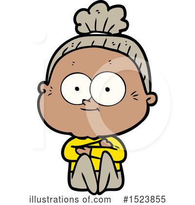 Royalty-Free (RF) Old Woman Clipart Illustration by lineartestpilot - Stock Sample #1523855
