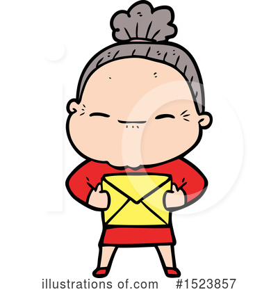 Royalty-Free (RF) Old Woman Clipart Illustration by lineartestpilot - Stock Sample #1523857