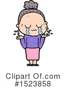 Old Woman Clipart #1523858 by lineartestpilot