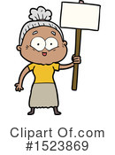 Old Woman Clipart #1523869 by lineartestpilot