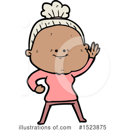Royalty-Free (RF) Old Woman Clipart Illustration by lineartestpilot - Stock Sample #1523875
