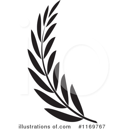 Royalty-Free (RF) Olive Branch Clipart Illustration by Lal Perera - Stock Sample #1169767