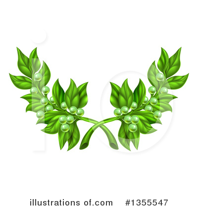 Wreath Clipart #1355547 by AtStockIllustration