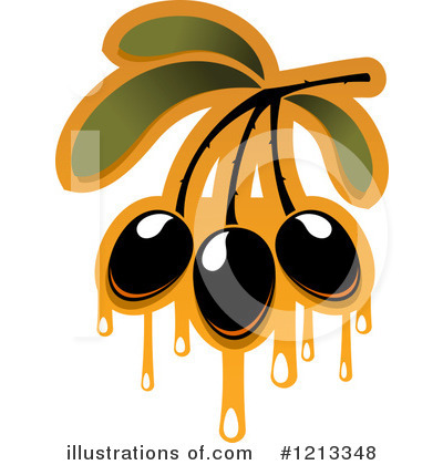 Royalty-Free (RF) Olive Clipart Illustration by Vector Tradition SM - Stock Sample #1213348